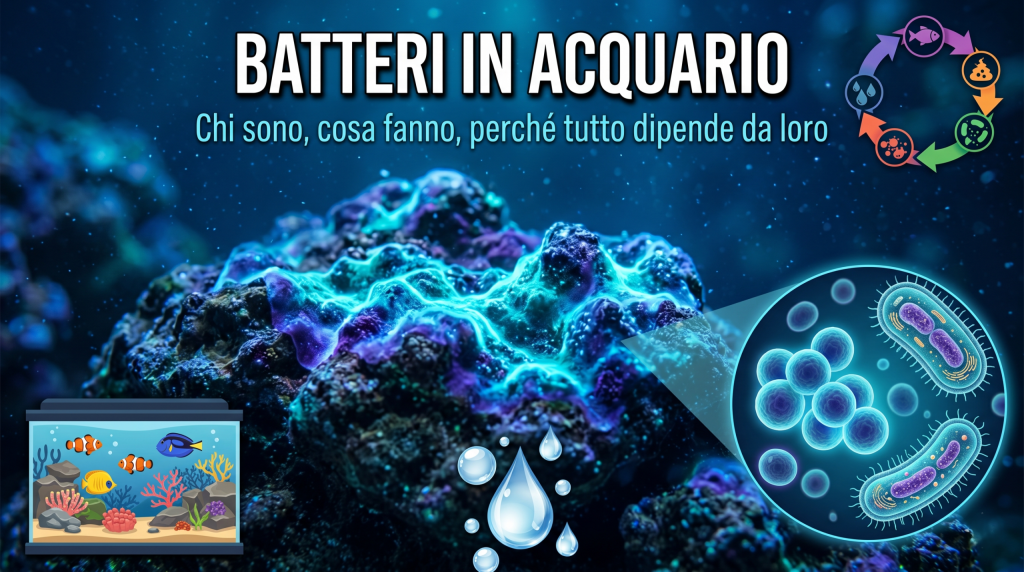 Batteri in acquario chi sono, cosa fanno, perché tutto dipende da loro