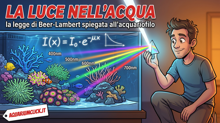 La legge di Beer-Lambert e l'acquario marino