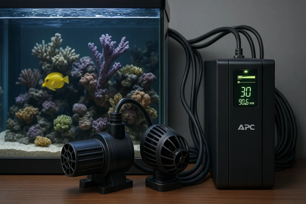Acquario-con-alimentazione-UPS-1024x683-1 Blackout e acquari: la minaccia silenziosa che può distruggere anni di lavoro